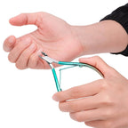 Jovyx PrecisionTrim – Cuticula Trimmer being used for precise cuticle care and nail grooming.